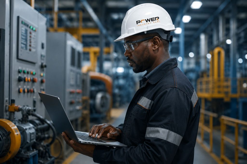 audit industriel dans une usine moderne